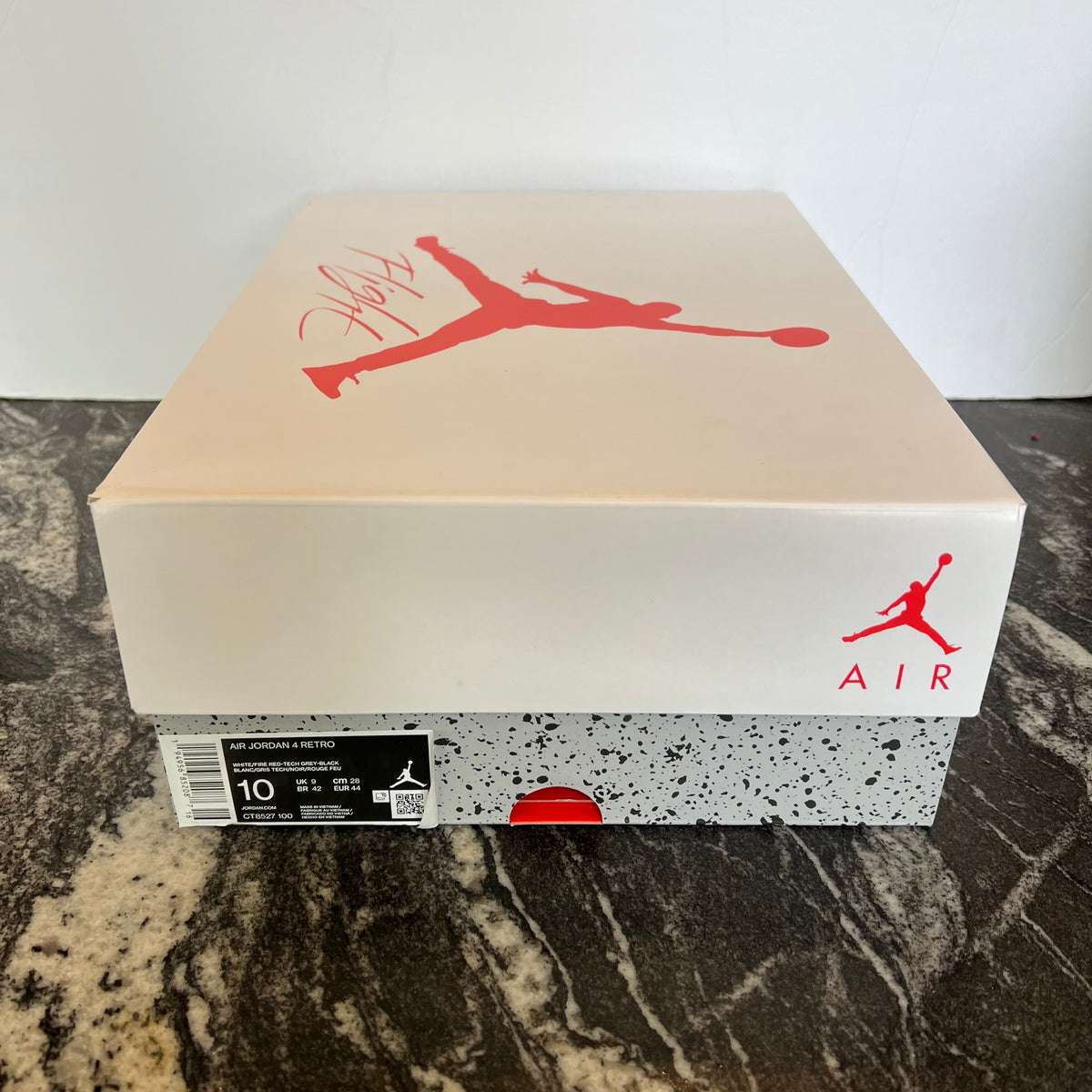 WITH A WHITE ボレロ ORD-9602 サイズ10号 Jordan Retro 4 'White Oreo' Mens Size 10 New – LuckyDogClothing
