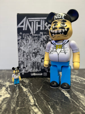 Bearbrick x Anthrax “Notman” 400% + 100%