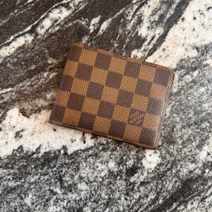 Louis Vuitton Damier Ebene Bi Fold Wallet