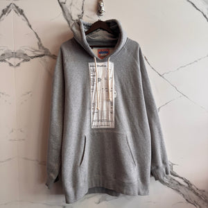 Acne Studios Receipt Hoodie ‘Grey’ Size XXL