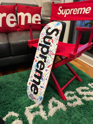 Supreme x Air Brushed Floral Skateboard Deck