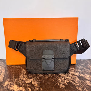 Louis Vuitton S Lock Messenger ‘Monogram Taurillon Leather’ Black