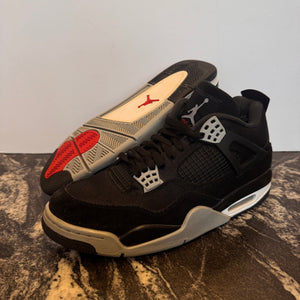 Jordan Retro 4 ‘Black Canvas’ Size 10.5