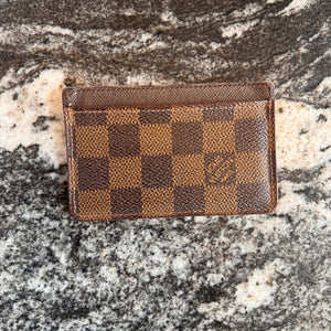 Louis Vuitton Damier Ebene Card Holder Wallet