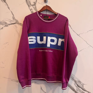 Supreme Wrap Around Logo Crewneck Size Medium