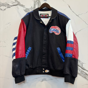 Vintage Jeff Hamilton LA Clippers Varsity Jacket Size L