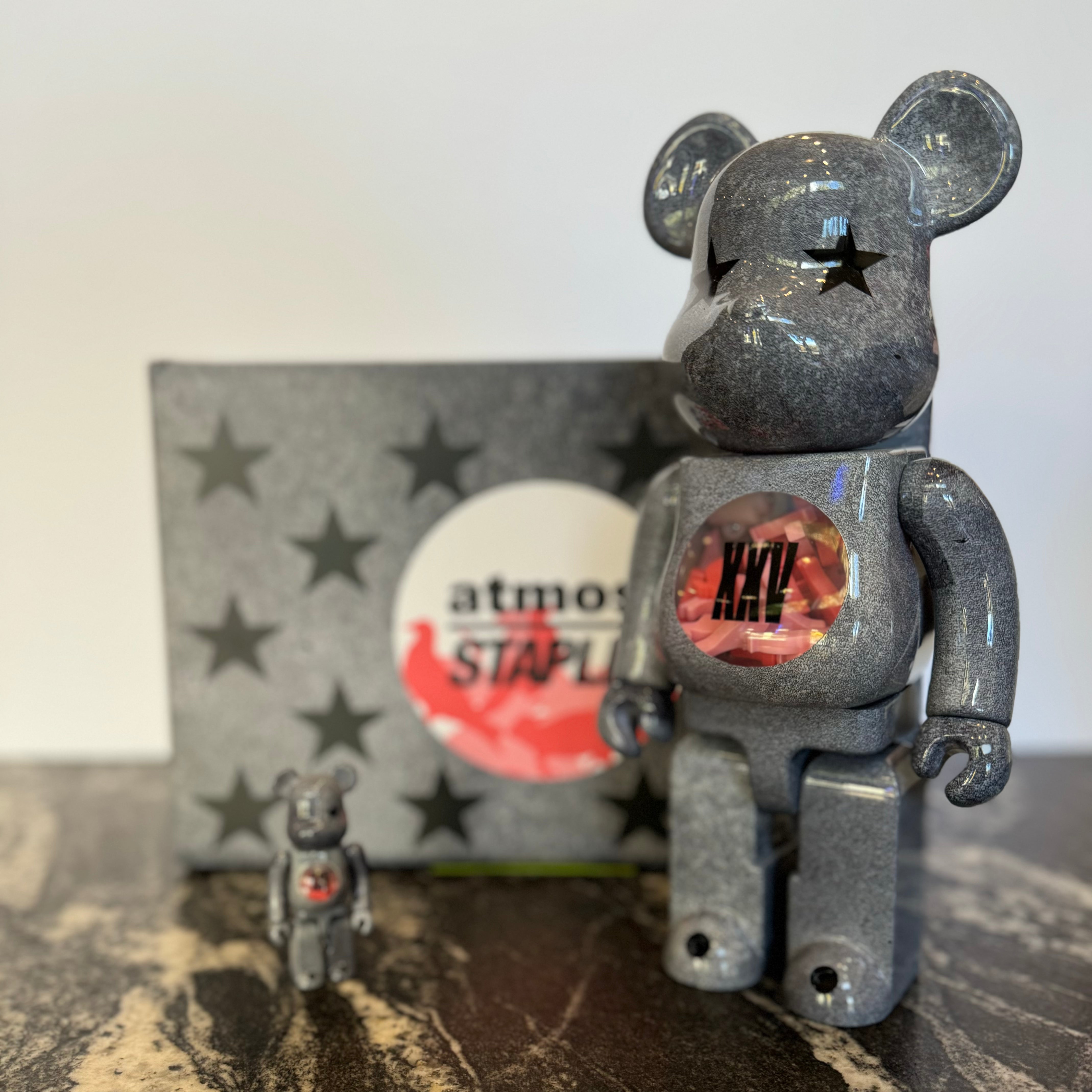 Bearbrick x Atmos Staple 400% + 100% – LuckyDogClothing