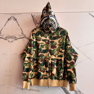 Bape Shark Hoodie ‘Watercolor Camo’ Size M New